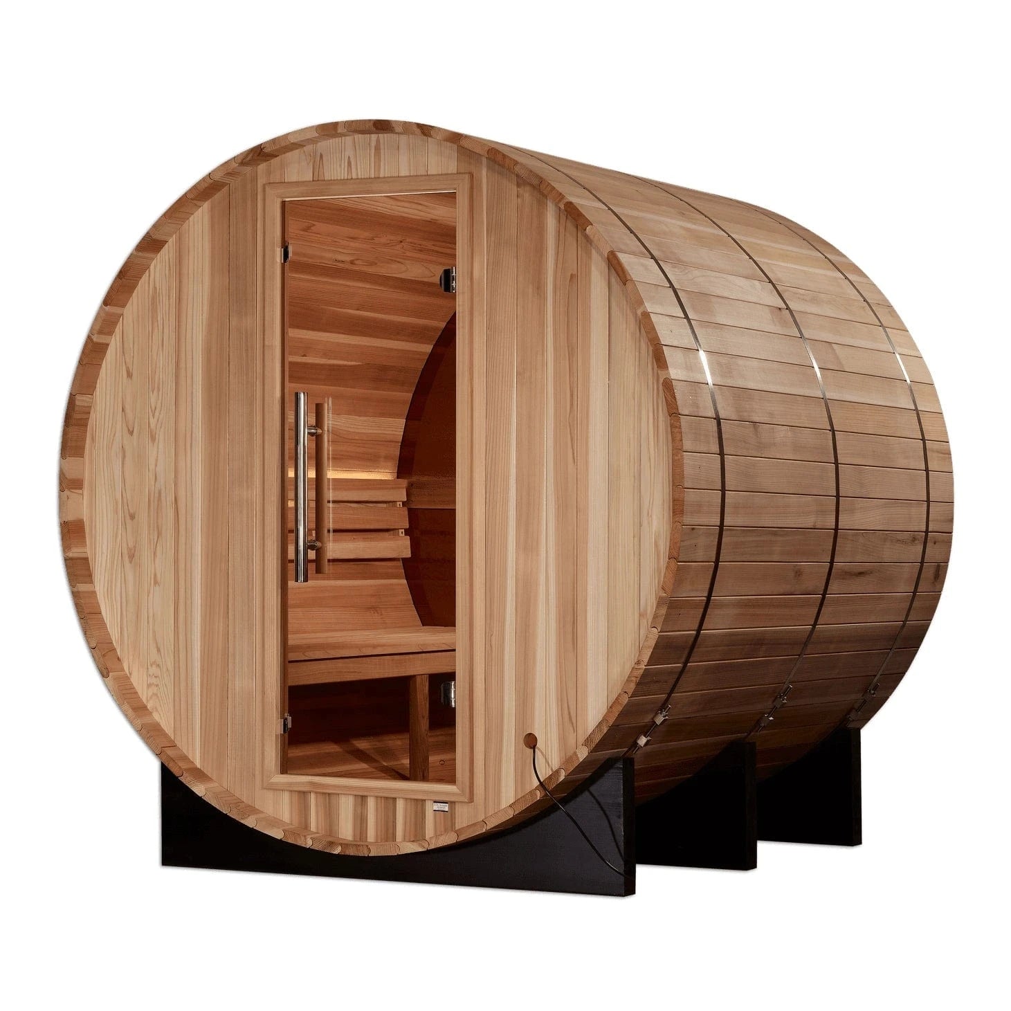 Golden Designs Sauna Golden Designs "Zurich" 4 Person Barrel Traditional Sauna GDI-B024-01