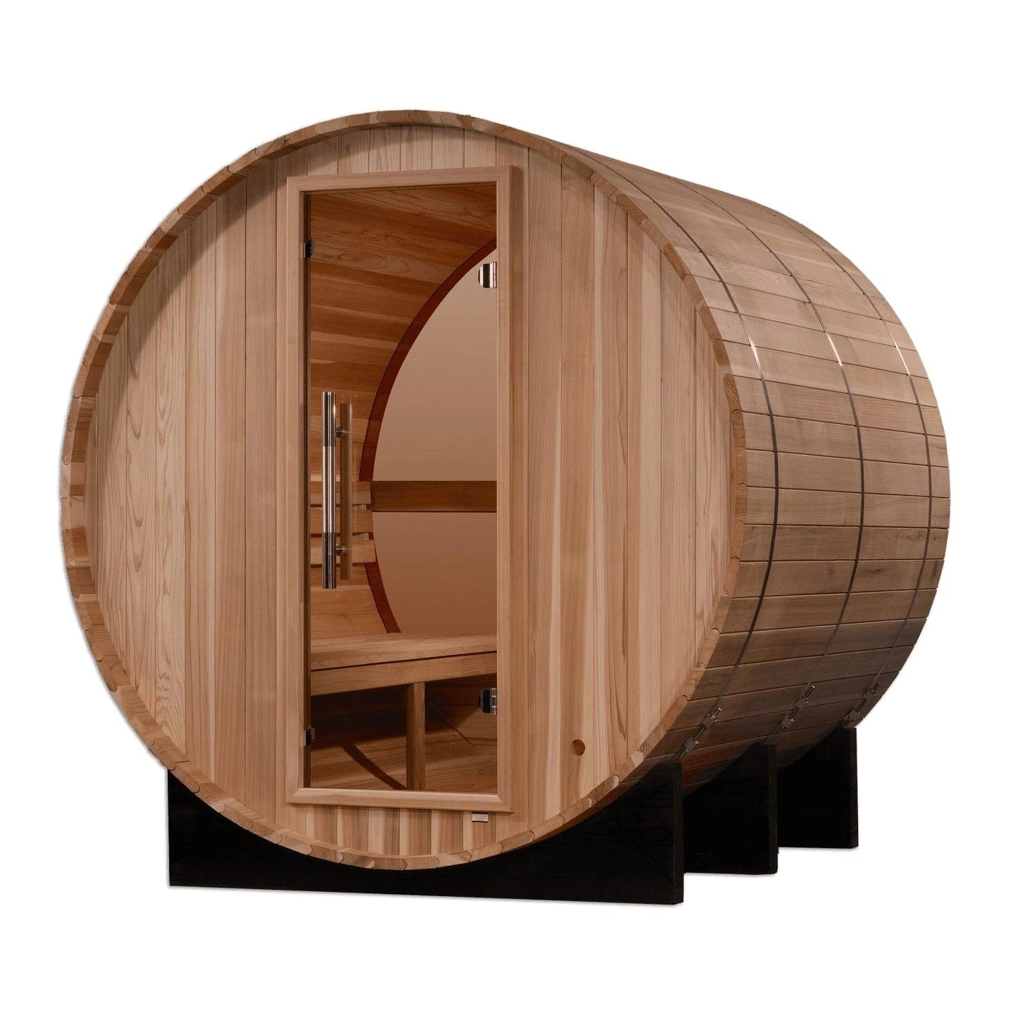 Golden Designs Sauna Golden Designs "Zurich" 4 Person Barrel Traditional Sauna GDI-B024-01