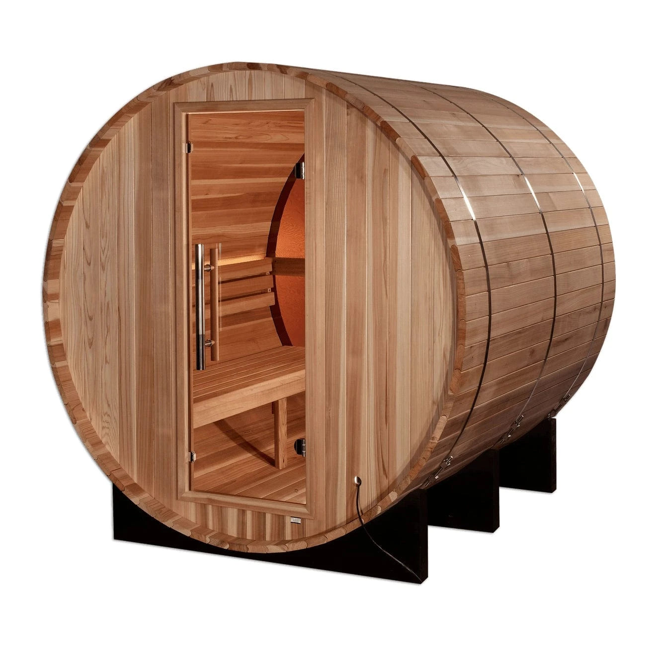 Golden Designs Sauna Golden Designs "Zurich" 4 Person Barrel Traditional Sauna GDI-B024-01