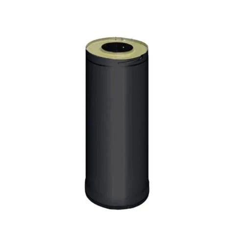 Harvia Harvia Sauna Wood Stove Chimney Extension, 500mm, Black Steel WHP500M
