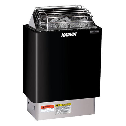 Harvia Sauna Heater 240V/1HP (Home Use) Harvia KIP60W 6 kW Electric Sauna Heater Black