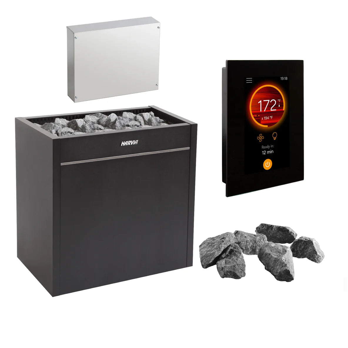 Harvia Sauna Heater Fenix FX45 WiFi Control Package Harvia Virta Pro HL160E Electric Sauna Heater Package