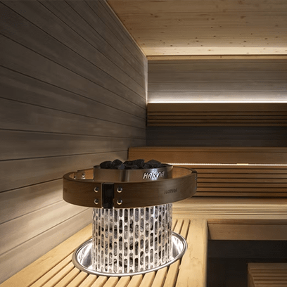Harvia Sauna Heater Harvia Cilindro PC60 6 kW Electric Sauna Heater w/ Built-In Controls