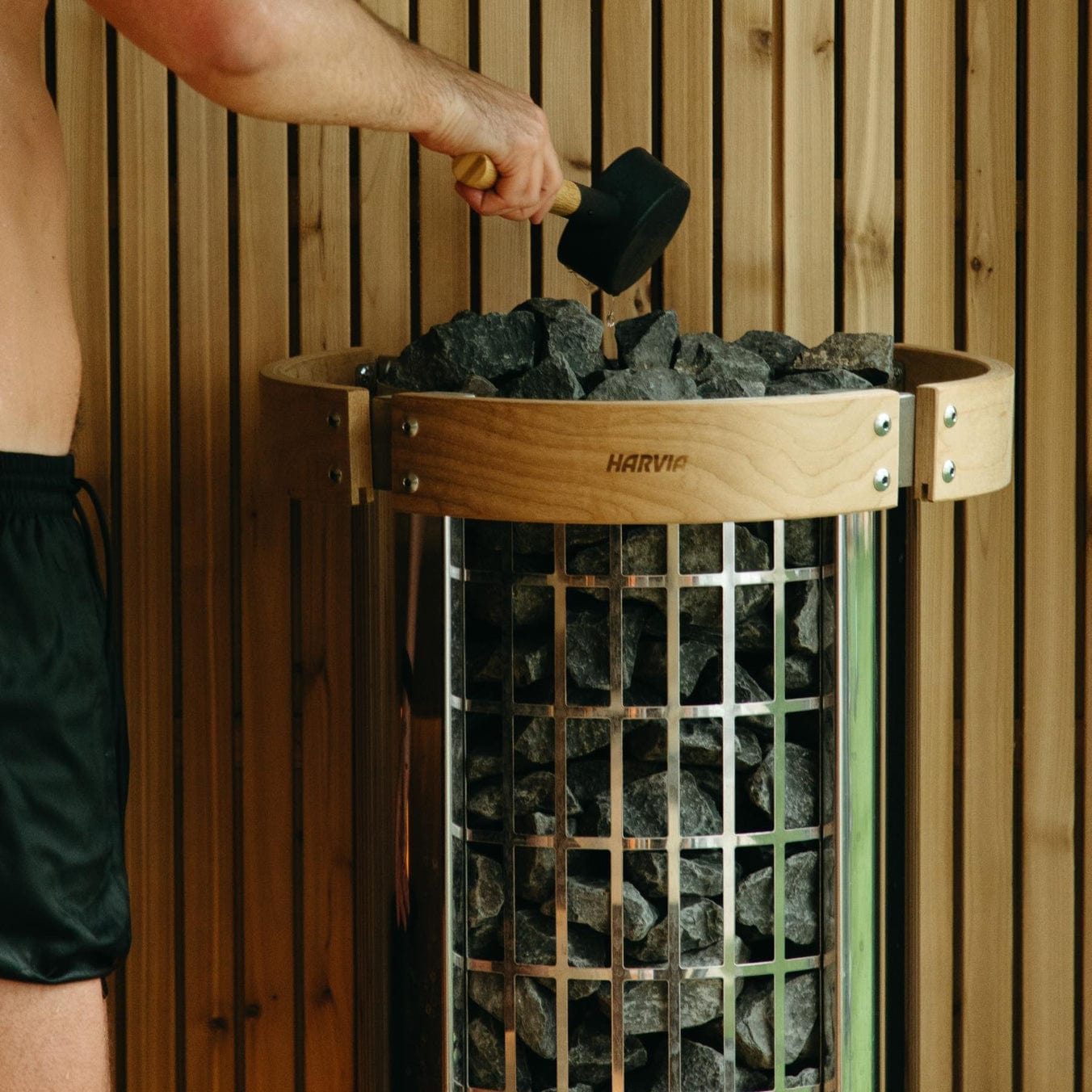 Harvia Sauna Heater Harvia Cilindro PC60 6 kW Electric Sauna Heater w/ Built-In Controls