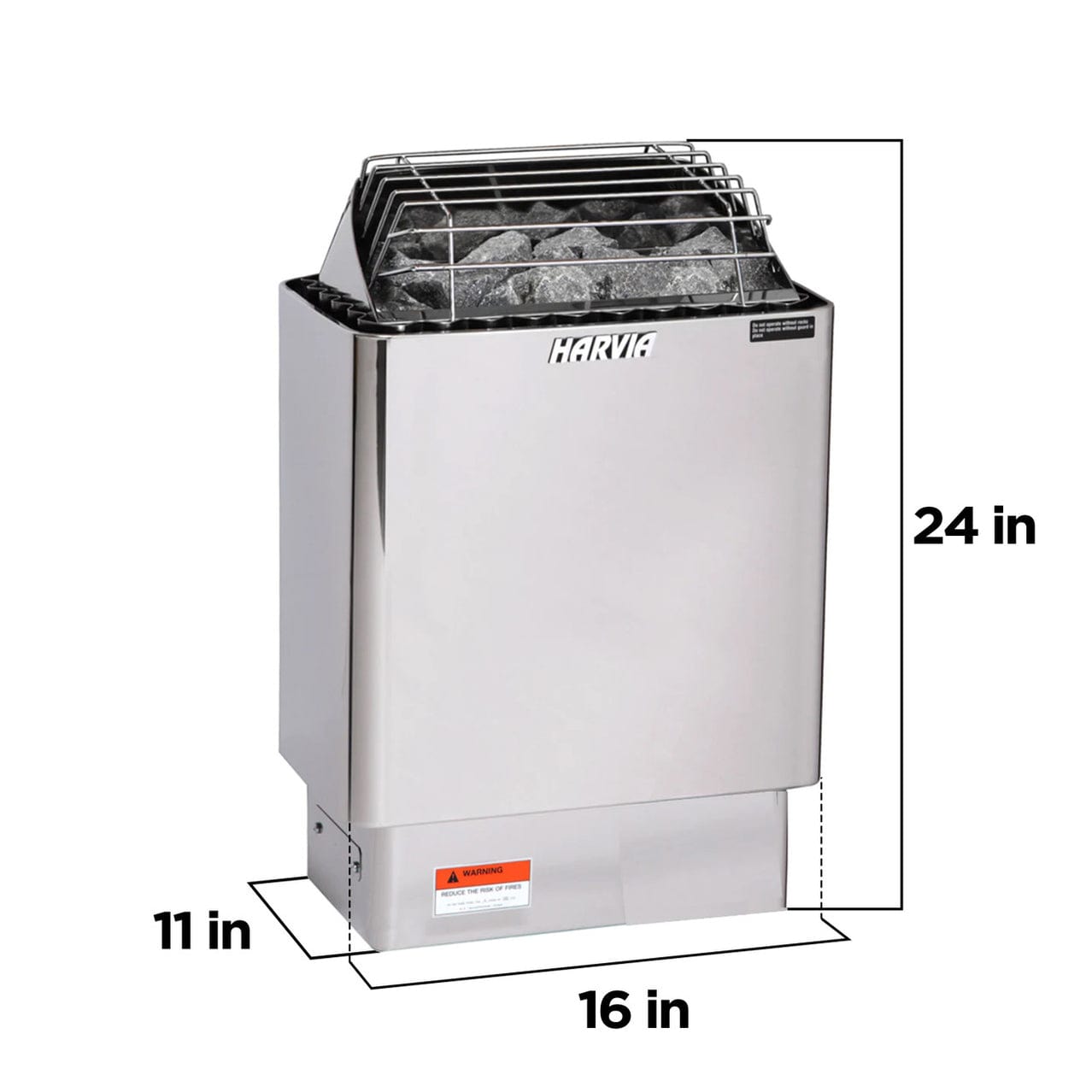 Harvia Sauna Heater Harvia KIP30B 3 kW Electric Sauna Heater w/ Built-in Controls
