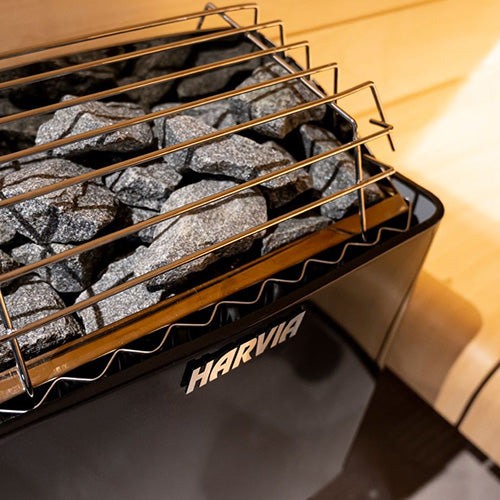 Harvia Sauna Heater Harvia KIP80B 8 kW Electric Sauna Heater w/ Built-in Controls Black