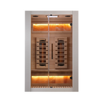 Harvia Sauna Himalaya IR 2-Person Harvia Himalaya Infrared Modular Wood Sauna Cabin
