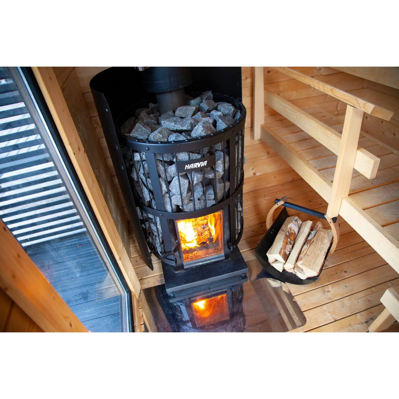 Harvia Sauna Stove Harvia Legend 240 Greenflame Wood-Burning Sauna Stove