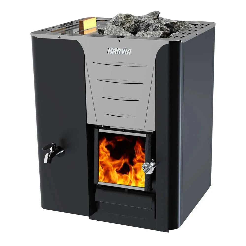 Harvia Sauna Stove Harvia Pro 20 LS Wood-Burning Sauna Stove w/ Water Tank WK200LS