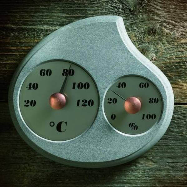 Hukka Hukka Maininki Sauna Thermometer and Hygrometer, Droplet