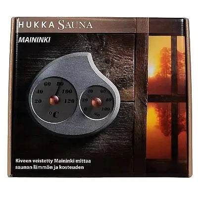 Hukka Hukka Maininki Sauna Thermometer and Hygrometer, Droplet