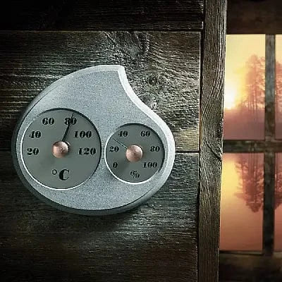 Hukka Hukka Maininki Sauna Thermometer and Hygrometer, Droplet