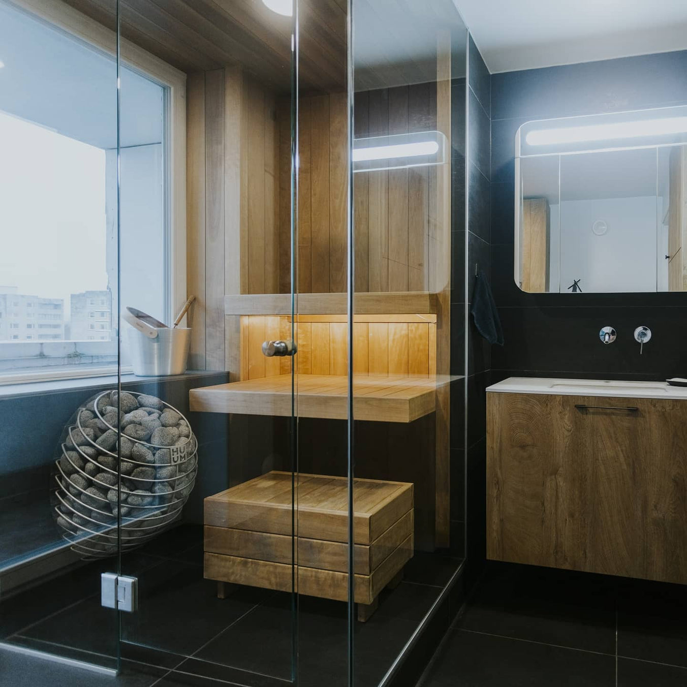 HUUM Sauna Heater HUUM DROP 4.5 kW 240V Electric Sauna Heater