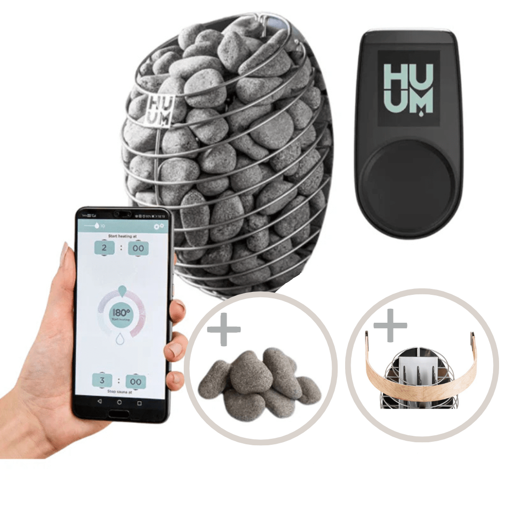 HUUM Sauna Heater HUUM Drop Series 4.5kW Sauna Heater Package