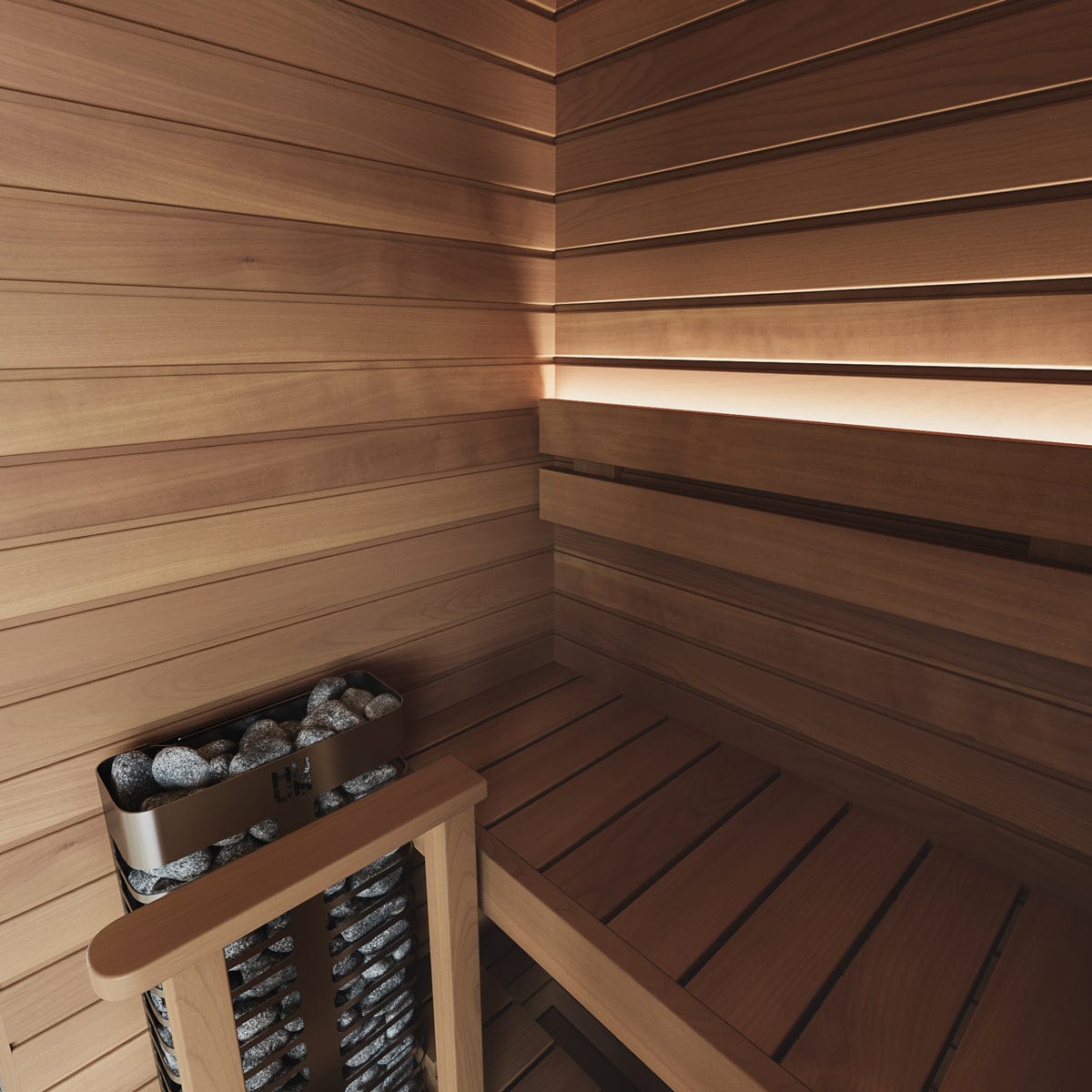 HUUM Sauna Heater HUUM STEEL Mini 3.5 kW 240V Electric Sauna Heater