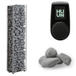 HUUM Sauna Heater UKU Local Black HUUM CLIFF Mini Series 3.5kW Sauna Heater Package