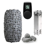 HUUM Sauna Heater UKU Local Black HUUM HIVE Mini 6.0kW Electric Sauna Heater Package
