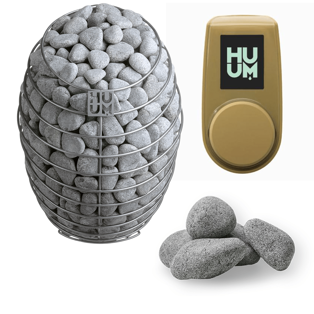 HUUM Sauna Heater UKU Local with Sand Case HUUM DROP Series 4.5kW Sauna Heater Package
