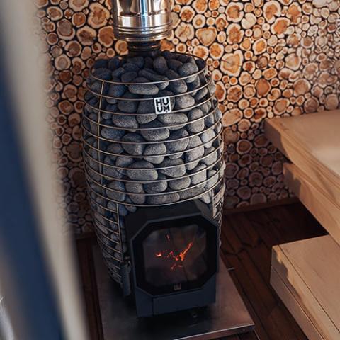 HUUM Sauna Stove HUUM HIVE Flow Wood Burning Sauna Stove