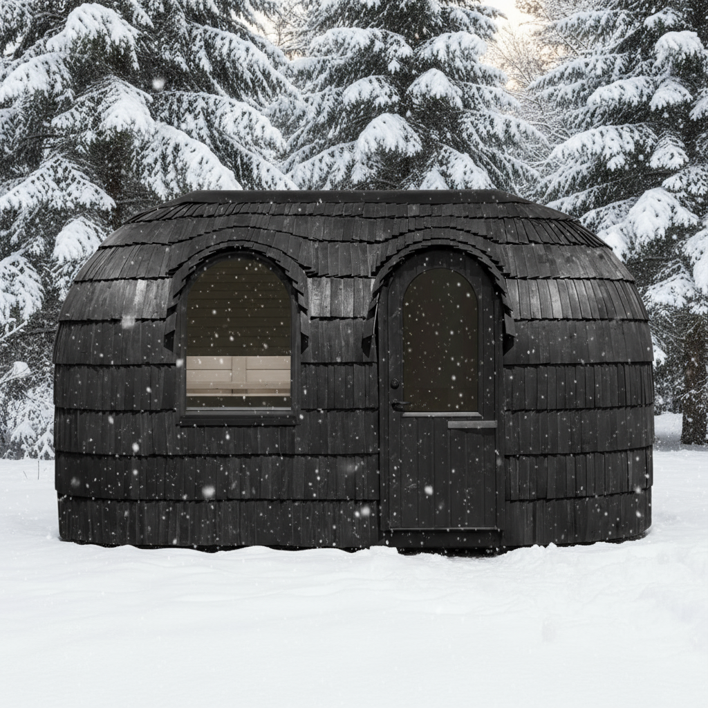 Iglucraft Double Iglusauna 4-6 Person Luxury Outdoor Sauna Cabin