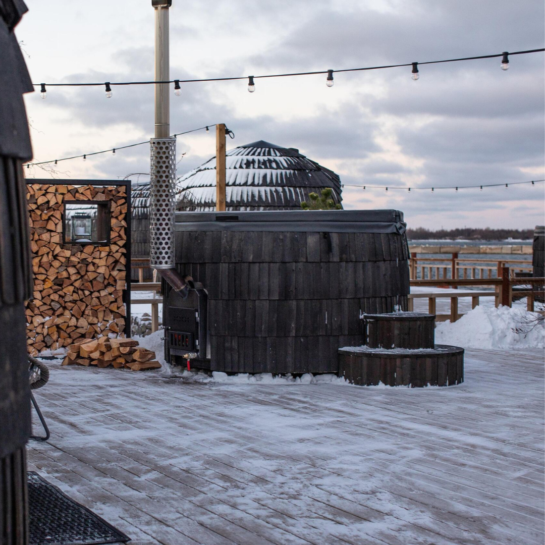 Iglucraft Wood-Burning Hot Tub