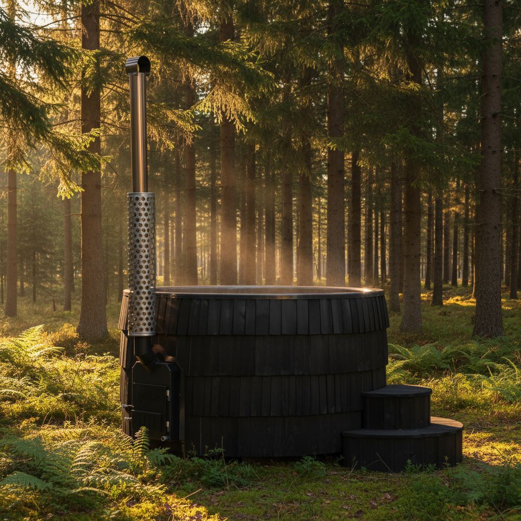 Iglucraft Wood-Burning Hot Tub