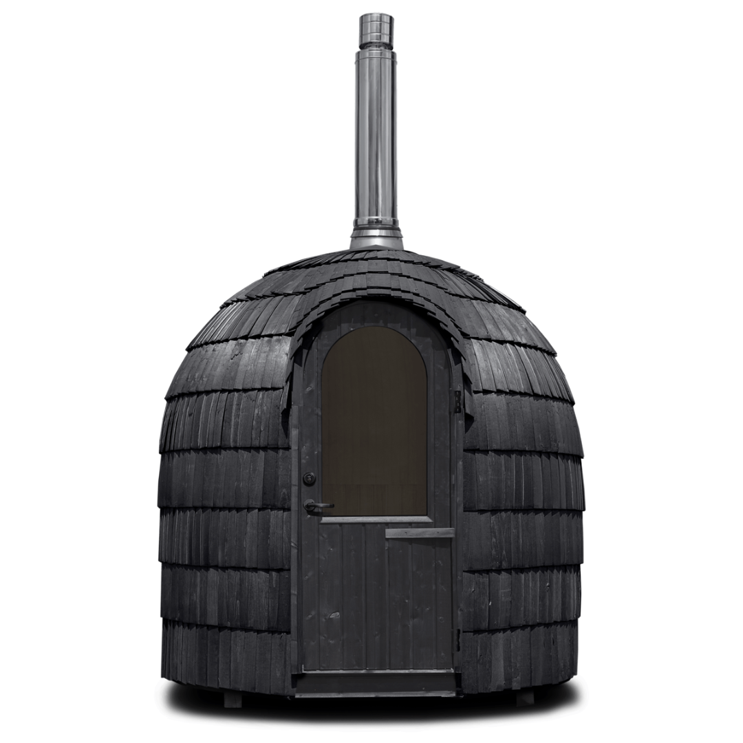 Iglucraft Single Iglusauna 4-Person Luxury Outdoor Sauna Cabin