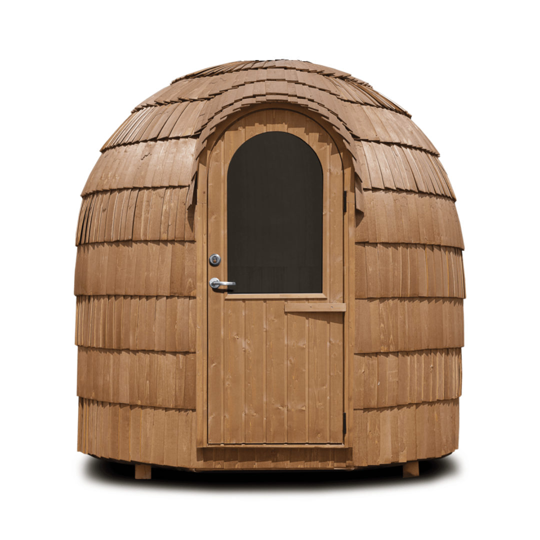 Iglucraft Single Iglusauna 4-Person Luxury Outdoor Sauna Cabin