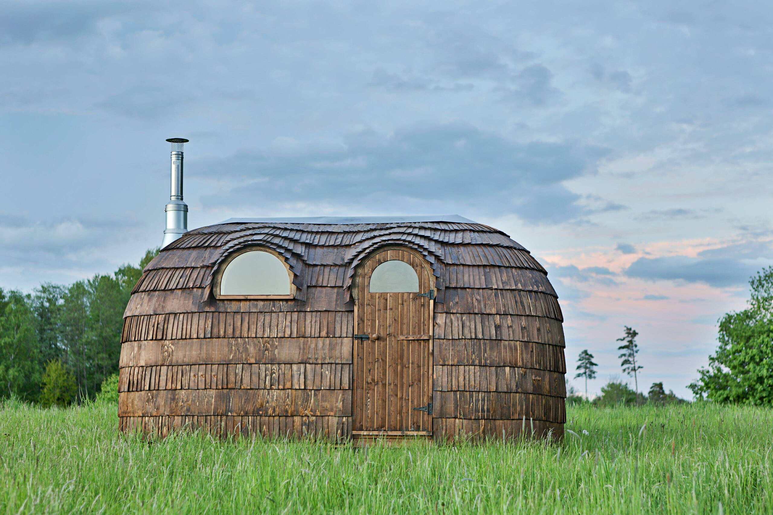 Iglucraft Sauna Iglucraft Double Iglusauna 4-6 Person Luxury Outdoor Sauna Cabin
