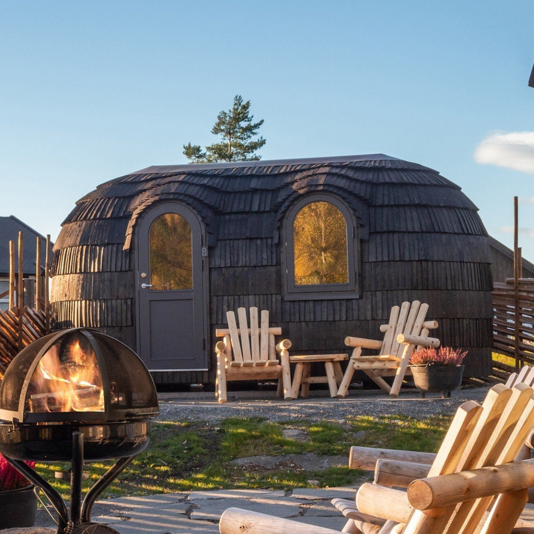 Iglucraft Sauna Iglucraft Double Iglusauna 4-6 Person Luxury Outdoor Sauna Cabin