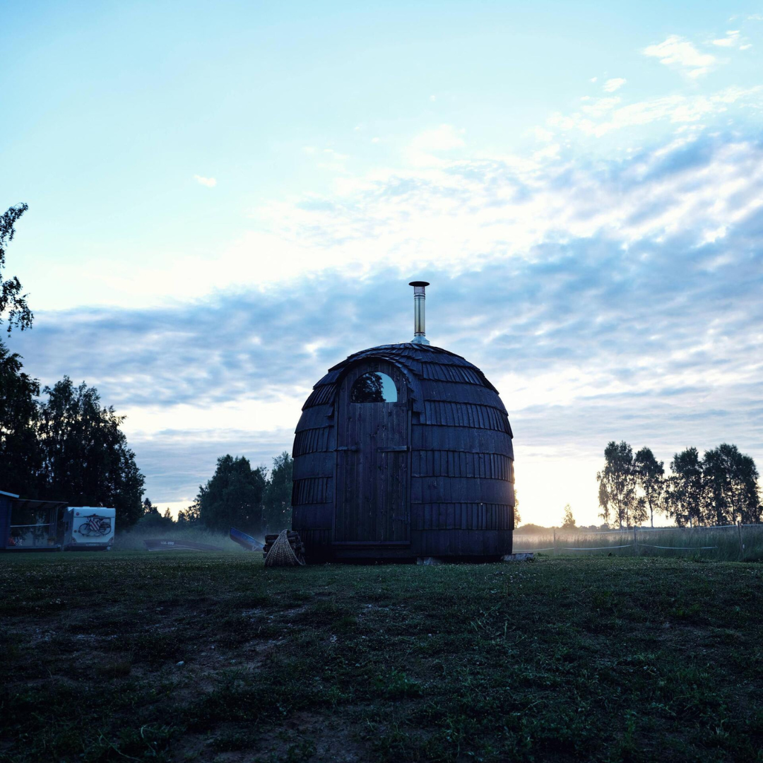 Iglucraft Sauna Iglucraft Single Iglusauna 4-Person Luxury Outdoor Sauna Cabin
