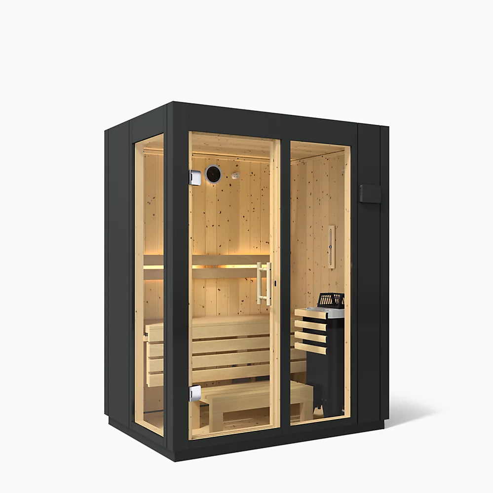 Kohler Sauna Kohler C1 Indoor Sauna Kit Graphite Grey