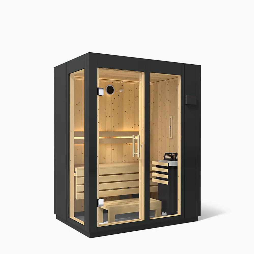 Kohler Sauna Kohler C1 Indoor Sauna Kit Graphite Grey