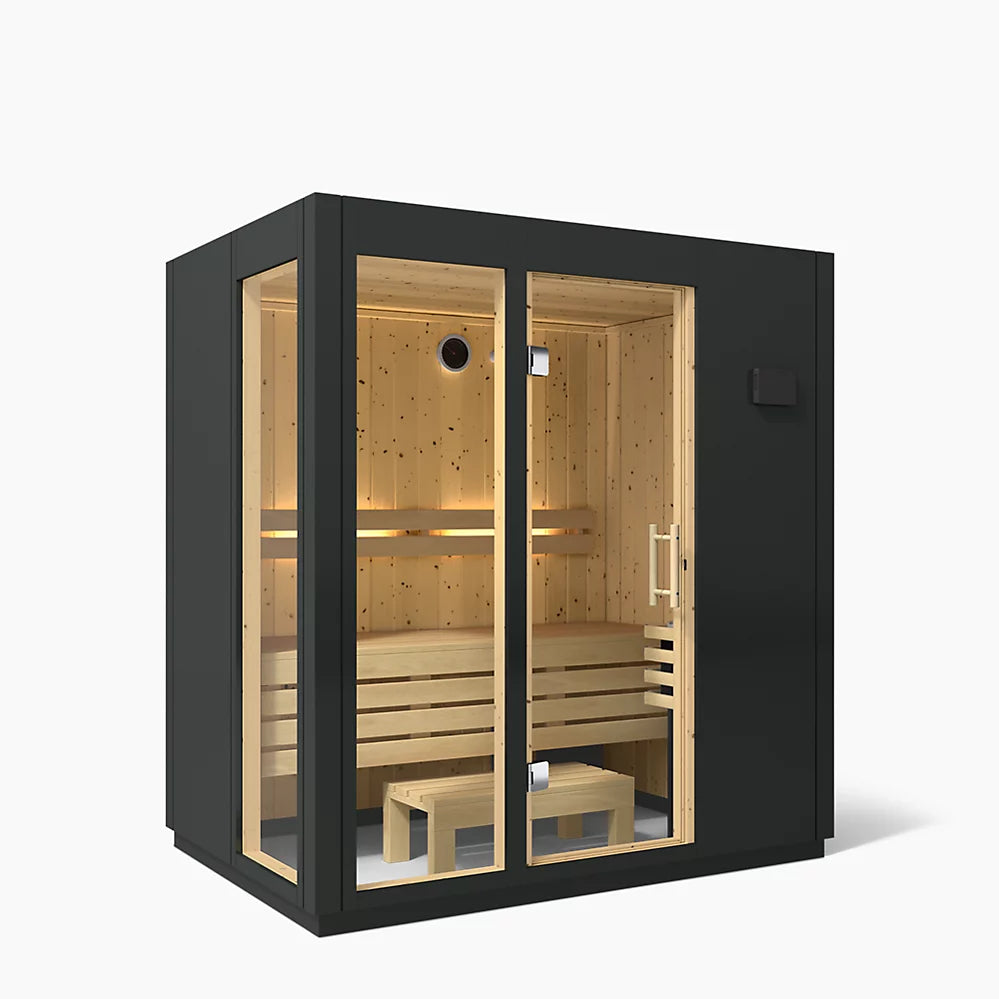 Kohler Sauna Kohler C1 Indoor Sauna Kit Graphite Grey