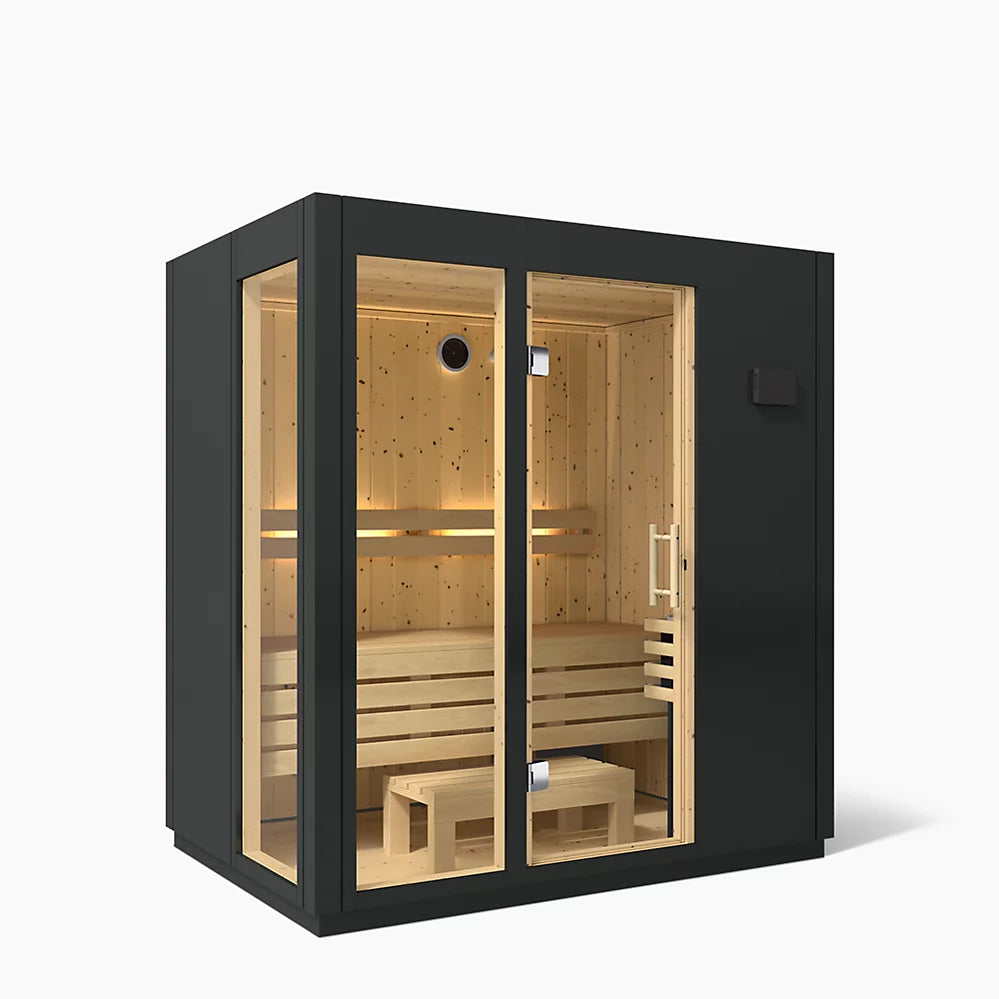 Kohler Sauna Kohler C1 Indoor Sauna Kit Graphite Grey