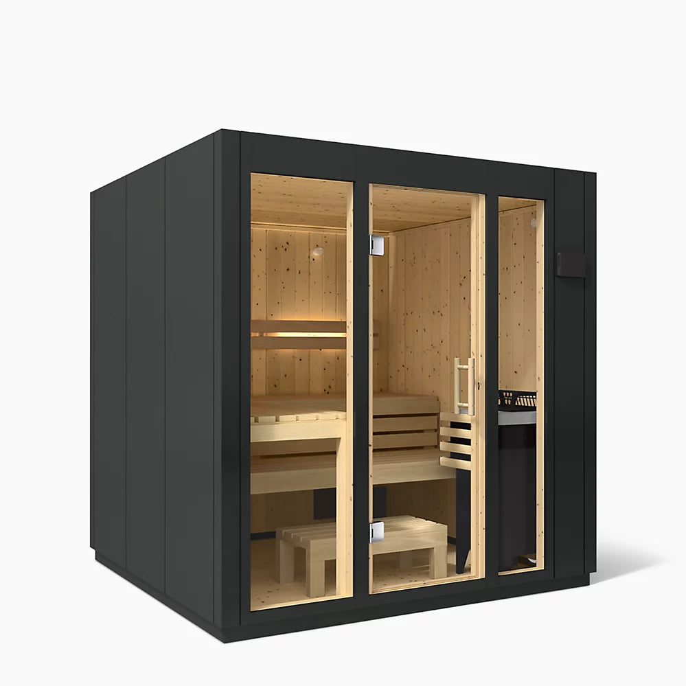 Kohler Sauna Kohler C1 Indoor Sauna Kit Graphite Grey