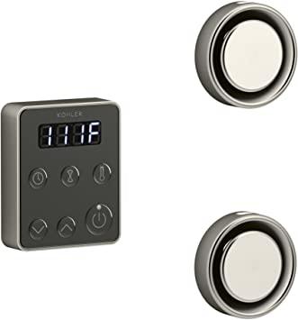Kohler Vibrant Brushed Nickel Kohler Invigoration Series Tandem Steam Generator Control Kit K-5558