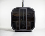 Leil Saunas Sauna Leil Black Cube Comfort 6 Person Outdoor Sauna Kit