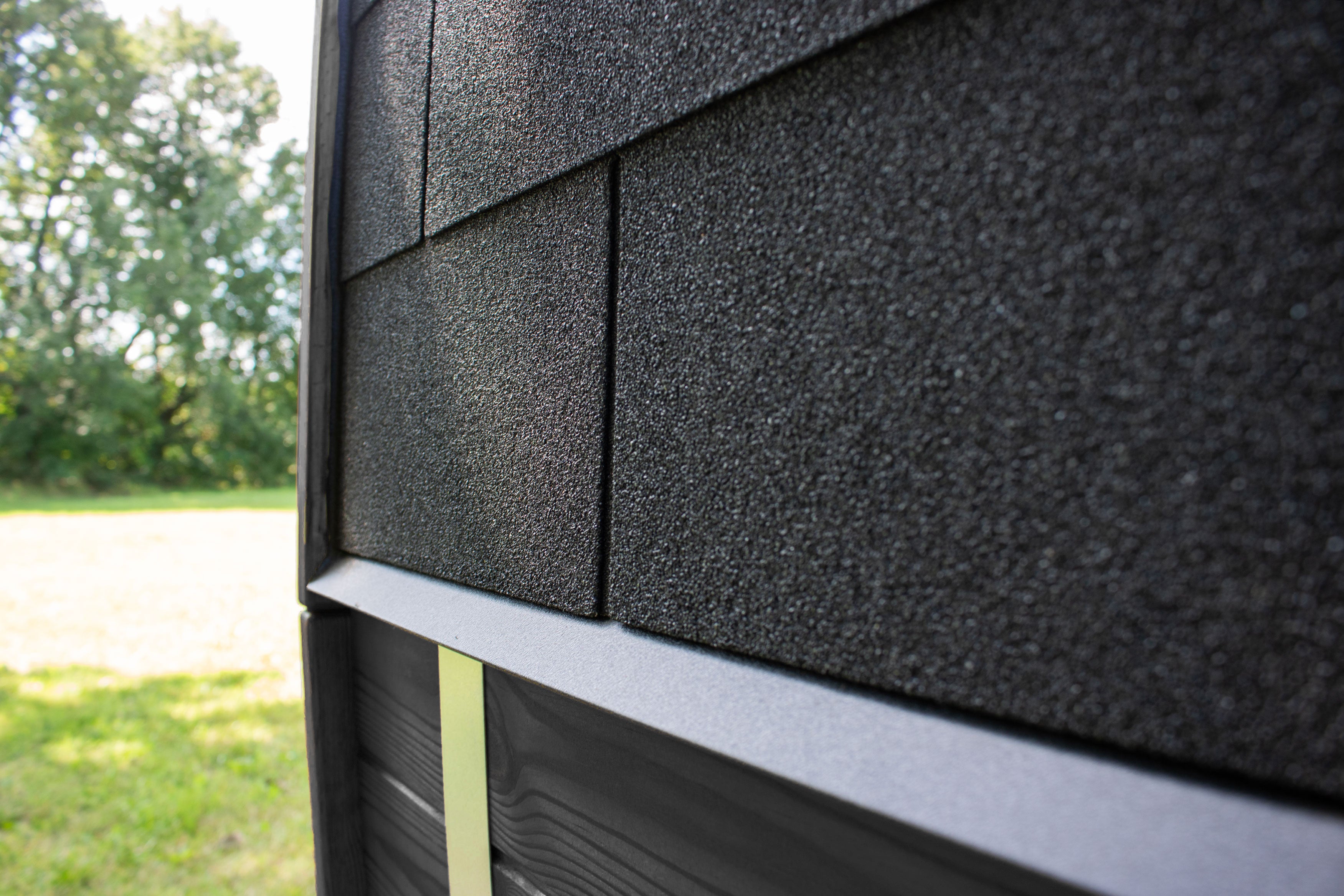 Leil Saunas Sauna Leil Black Cube Premium 4 Person Outdoor Sauna Kit