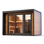 Leil Saunas Sauna Leil Patio M 5 Person Outdoor Sauna with Changing Room
