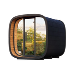 Leil Saunas Sauna Leil Round Cube Mini Outdoor Sauna 4-5 Person