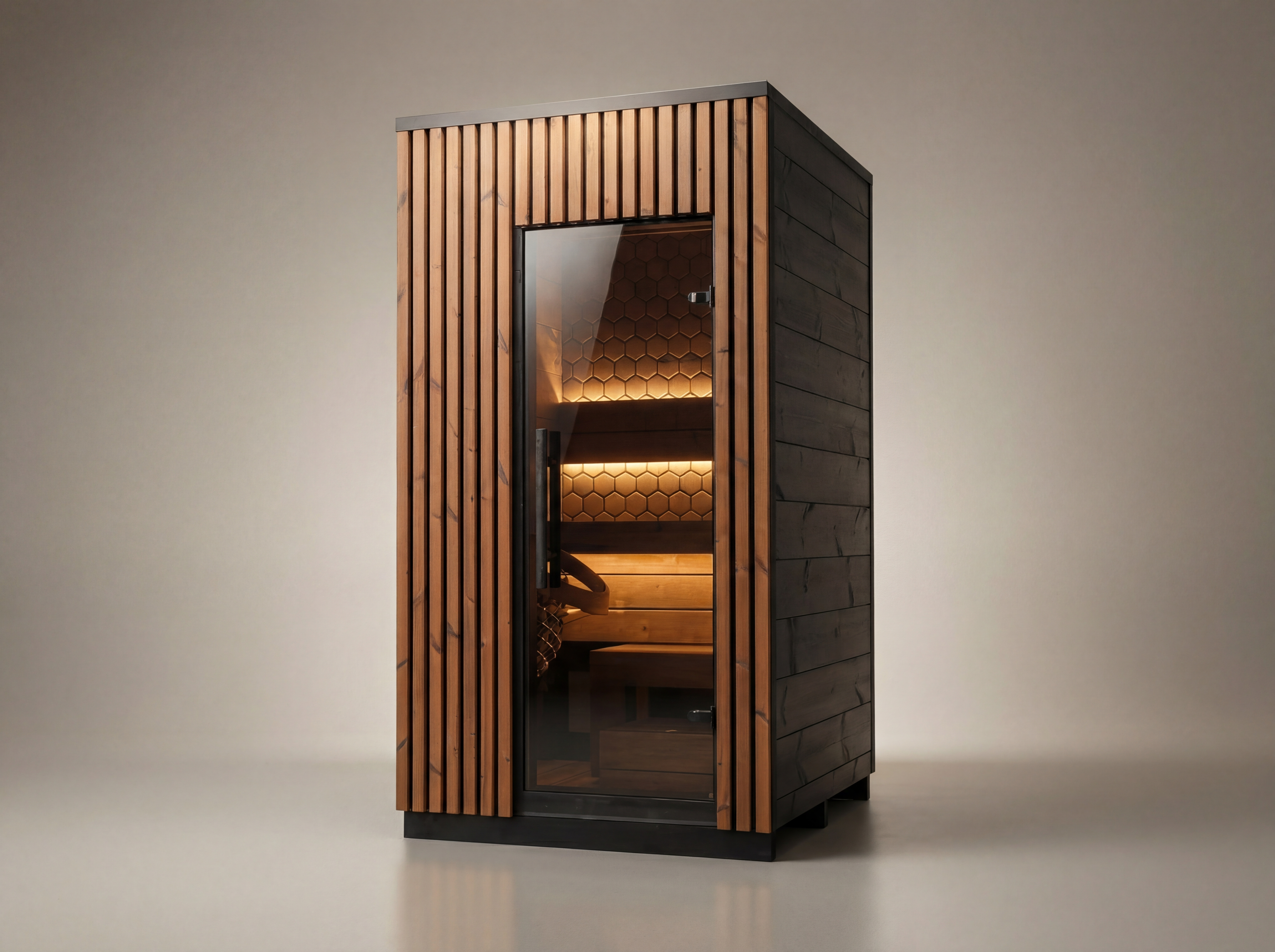 Leil Saunas Sauna Leil Viva 120 1 Person Outdoor Sauna Kit