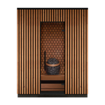 Leil Saunas Sauna Leil Viva 180 4 Person Outdoor Sauna Kit