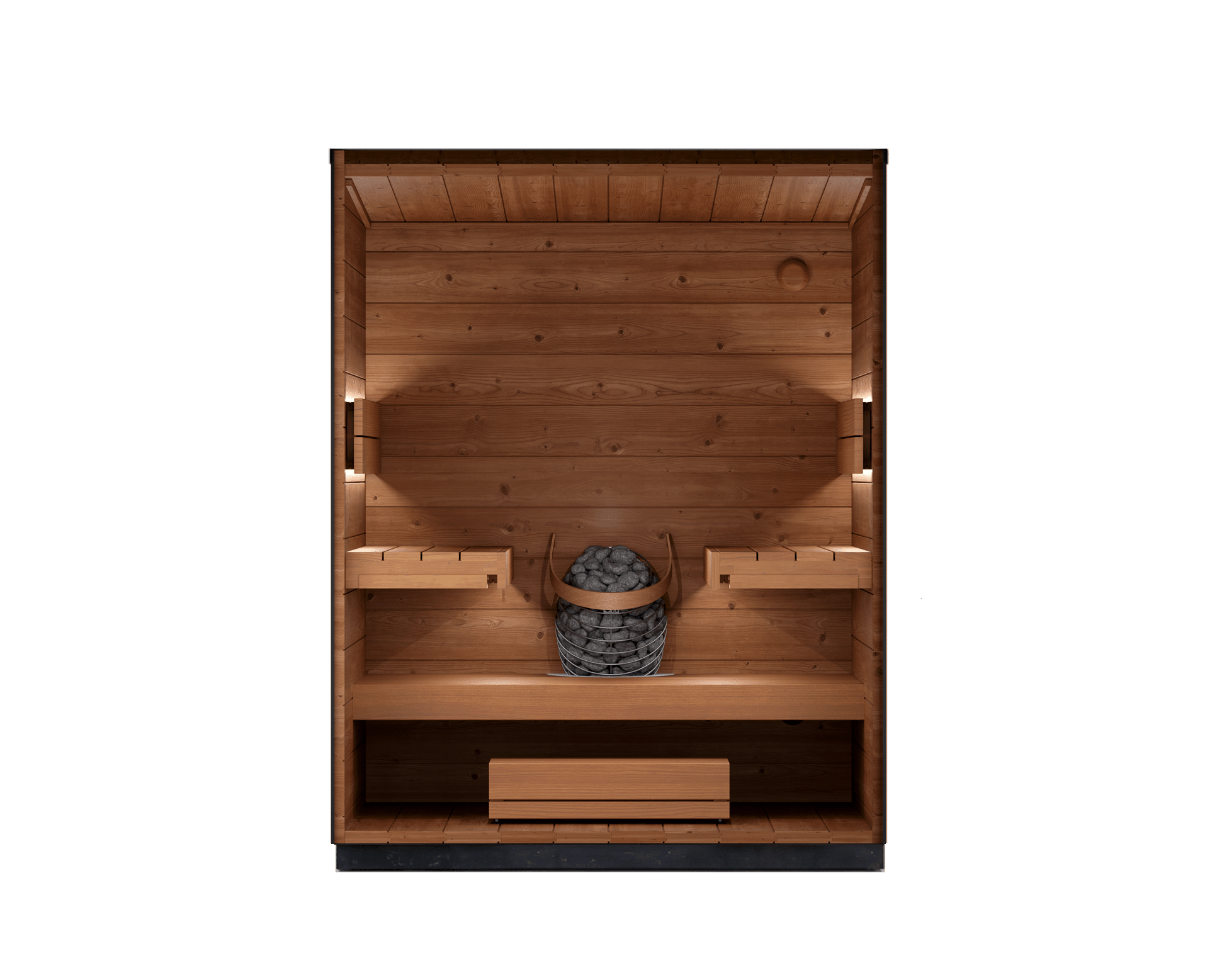 Leil Saunas Sauna Leil Viva 180 4 Person Outdoor Sauna Kit
