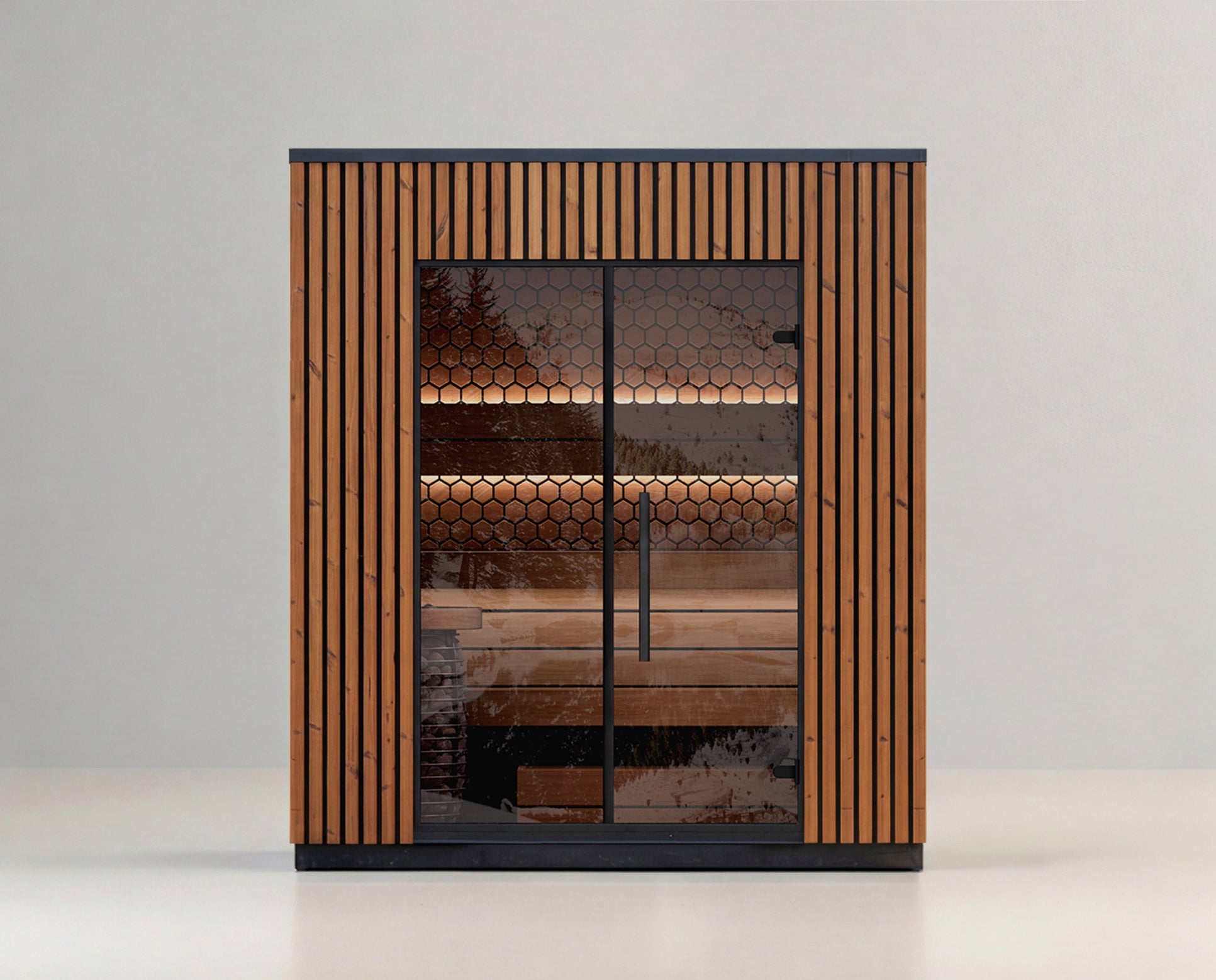 Leil Saunas Sauna Leil Viva 210 4 Person Outdoor Sauna Kit