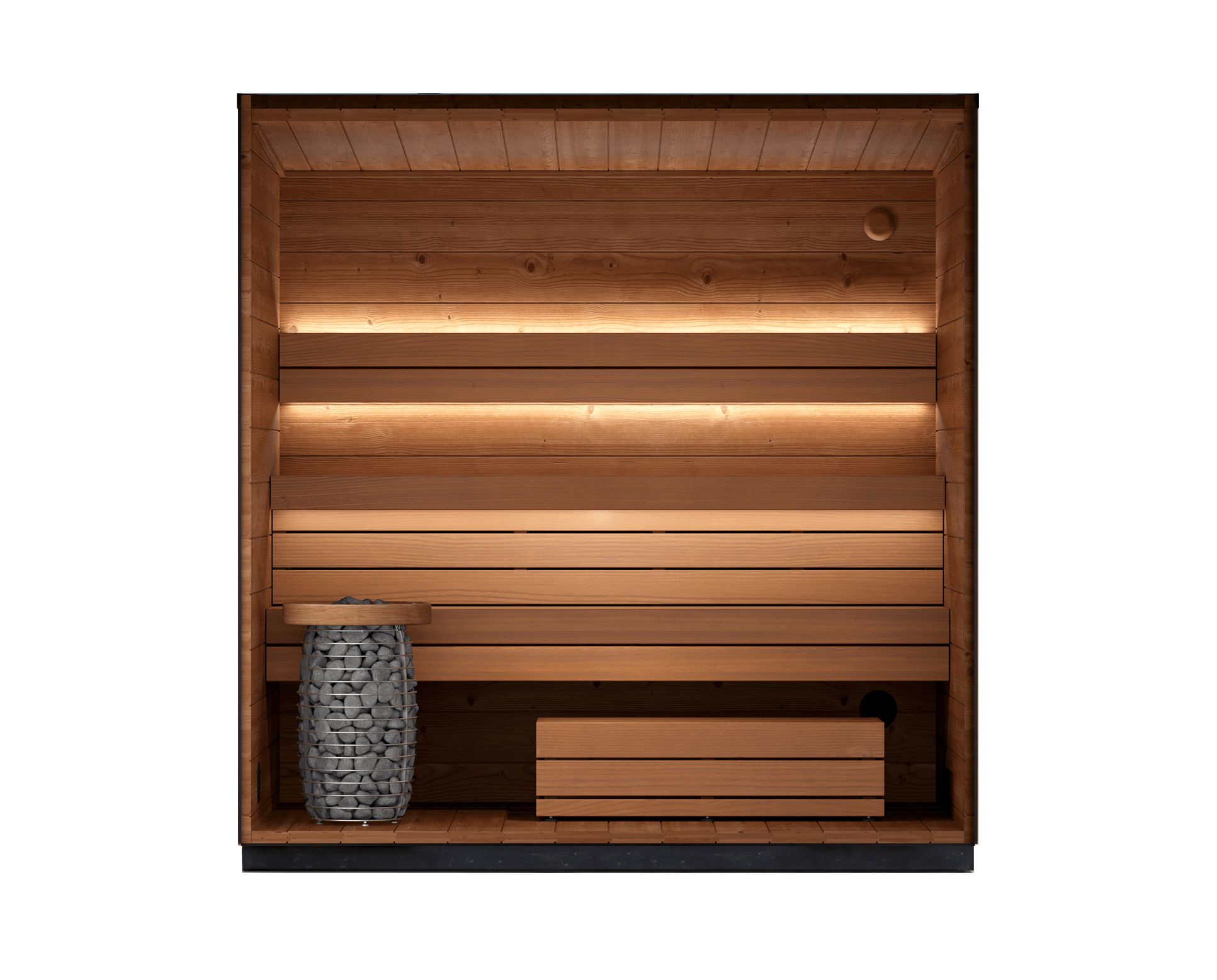Leil Saunas Sauna Leil Viva 250 4 Person Outdoor Sauna Kit