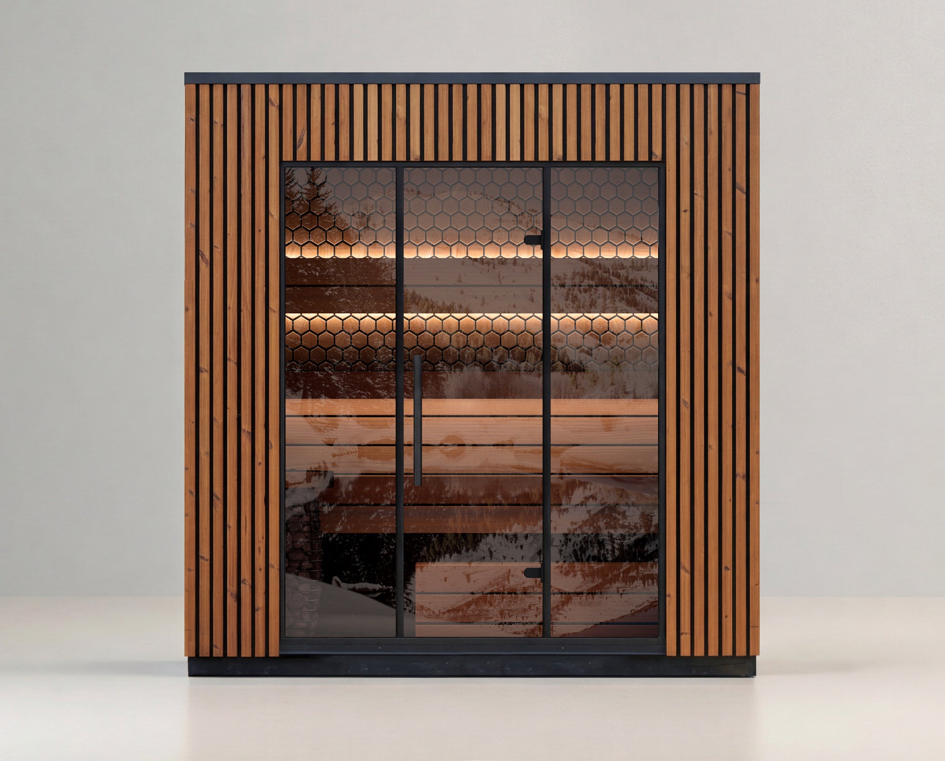 Leil Saunas Sauna Leil Viva 250 4 Person Outdoor Sauna Kit