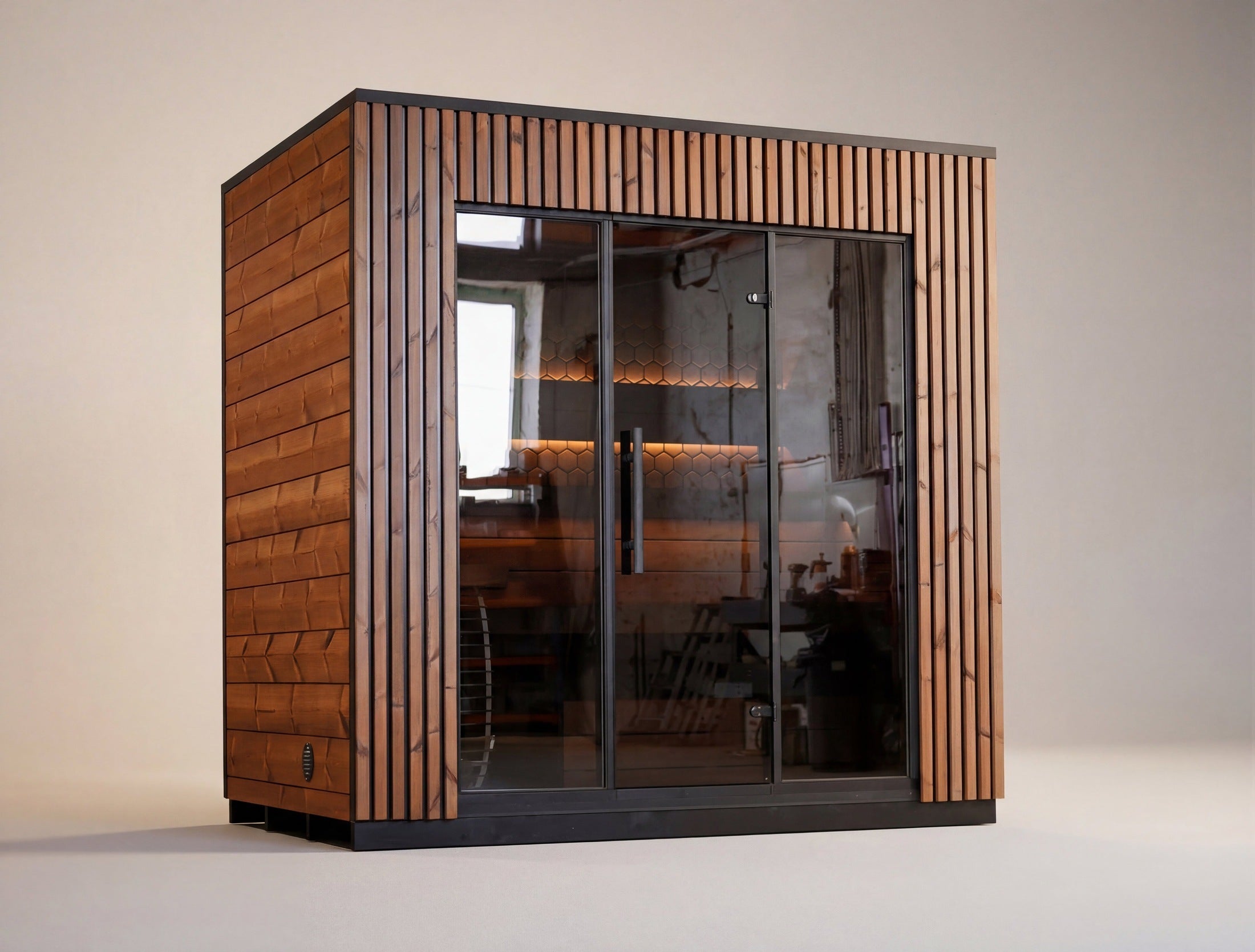 Leil Saunas Sauna Leil Viva 250 4 Person Outdoor Sauna Kit