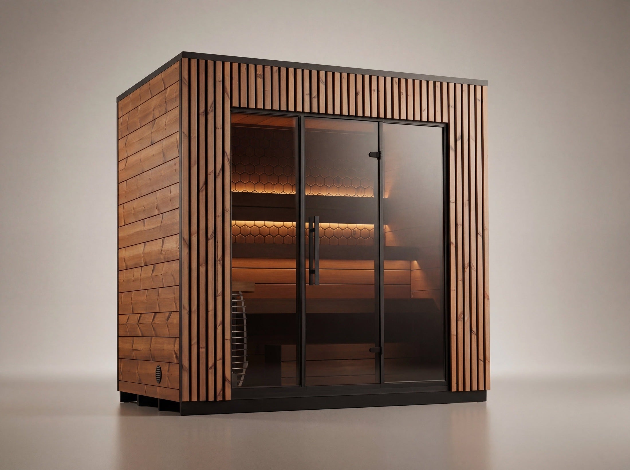 Leil Saunas Sauna Leil Viva 250 4 Person Outdoor Sauna Kit
