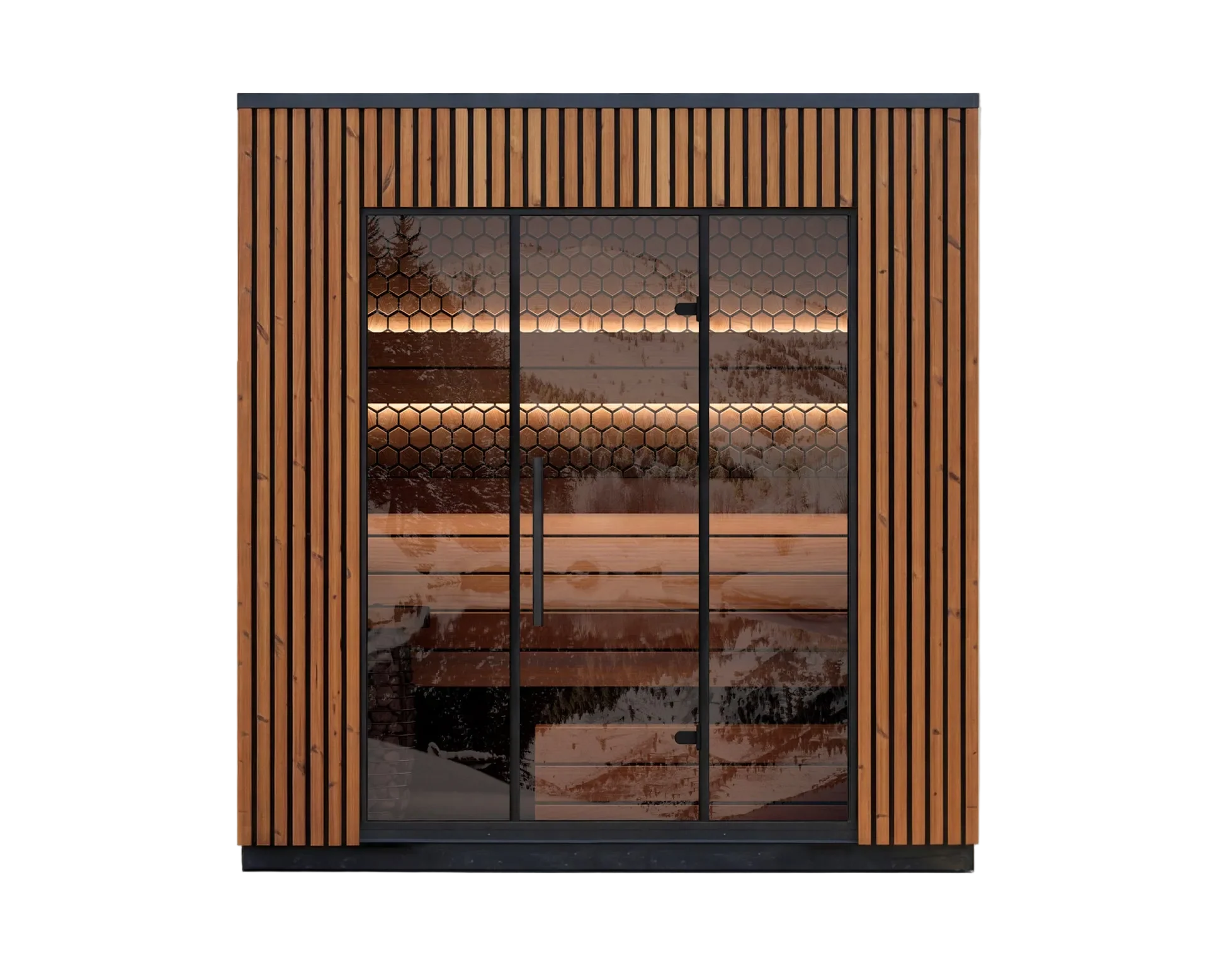 Leil Saunas Sauna Leil Viva 250 4 Person Outdoor Sauna Kit